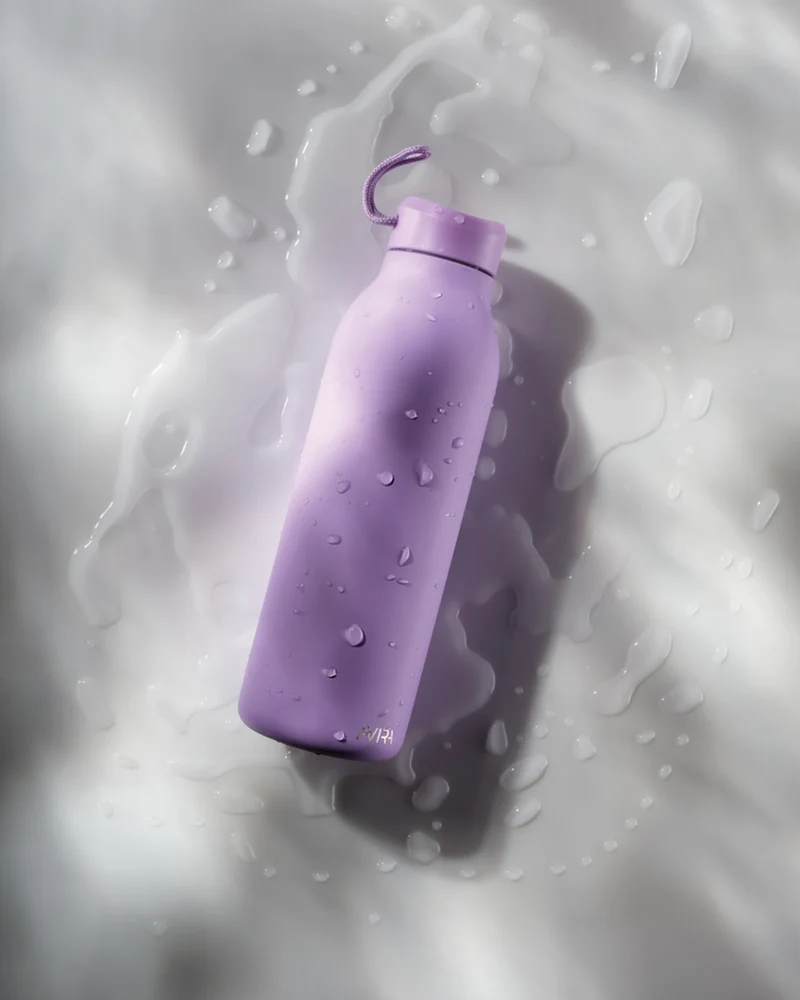 Bouteille isotherme acier recyclé 500ml Avira