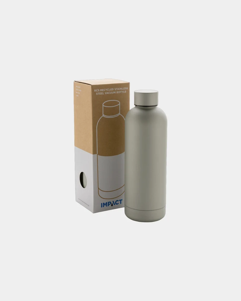 Bouteille isotherme acier inoxydable recyclé 500ml à personnaliser