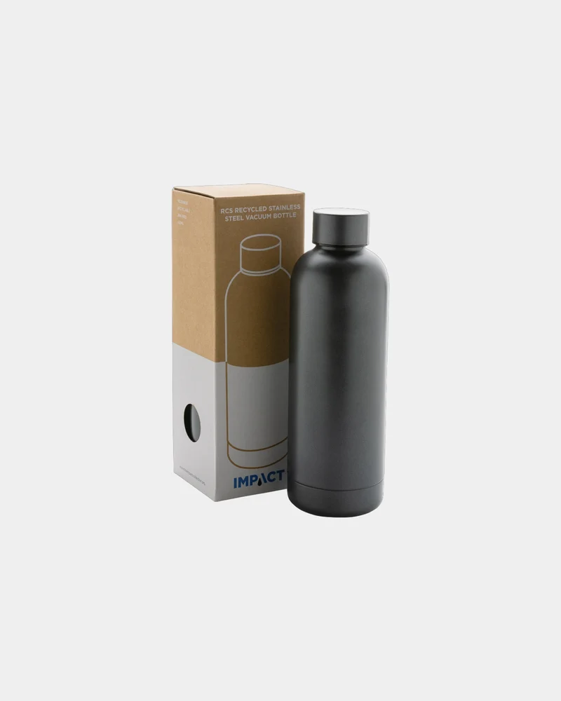 Bouteille isotherme acier inoxydable recyclé 500ml à personnaliser