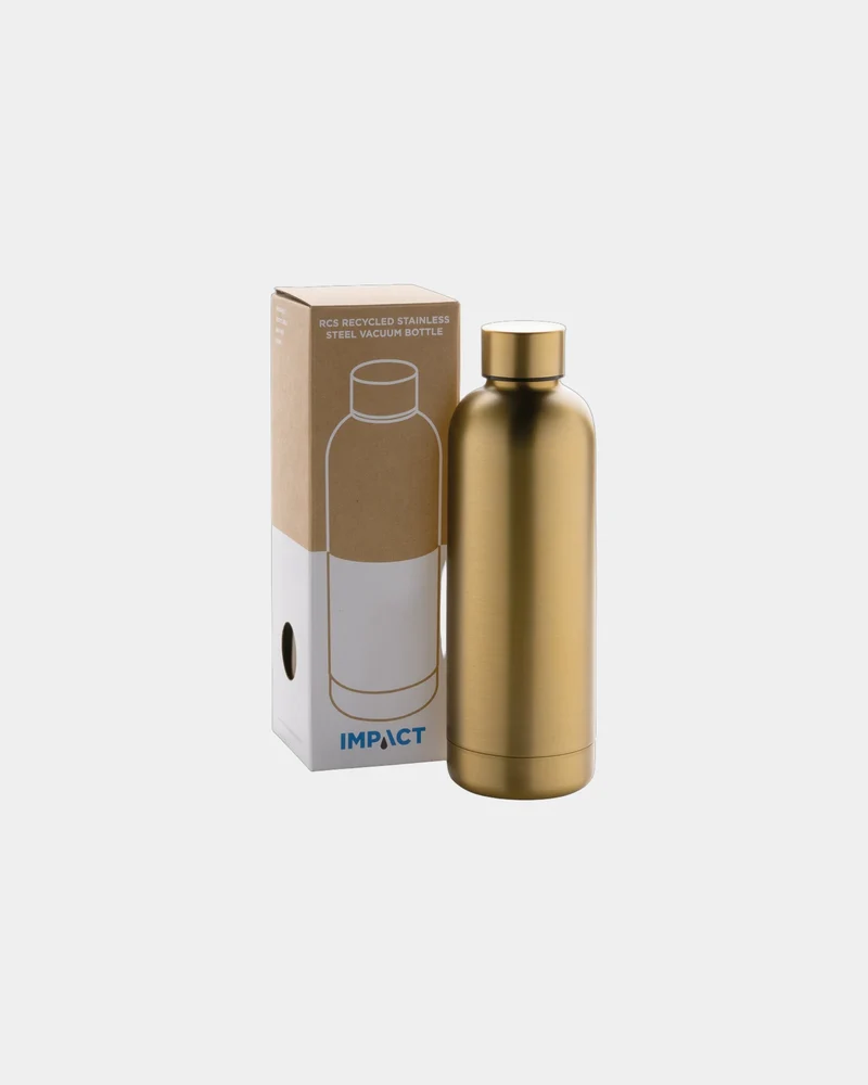 Bouteille isotherme acier inoxydable recyclé 500ml à personnaliser