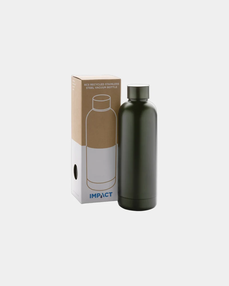 Bouteille isotherme acier inoxydable recyclé 500ml à personnaliser