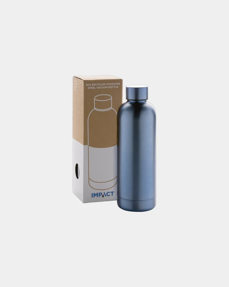 Bouteille isotherme acier inoxydable recyclé 500ml à personnaliser