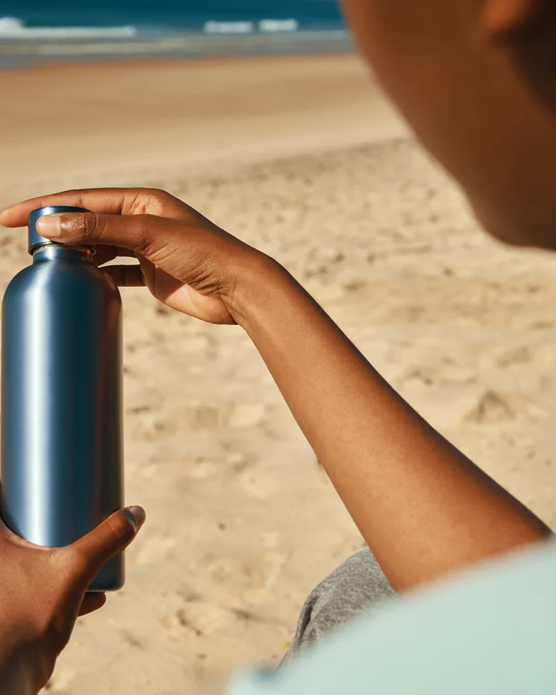 Bouteille isotherme acier inoxydable recyclé 500ml à personnaliser