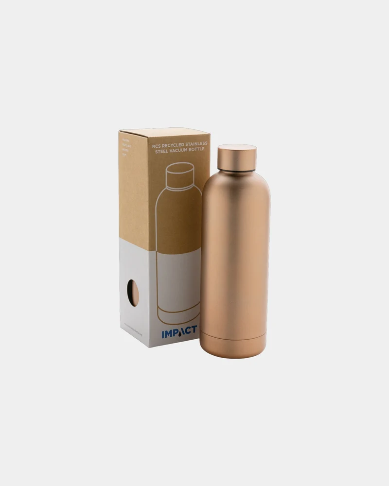 Bouteille isotherme acier inoxydable recyclé 500ml à personnaliser