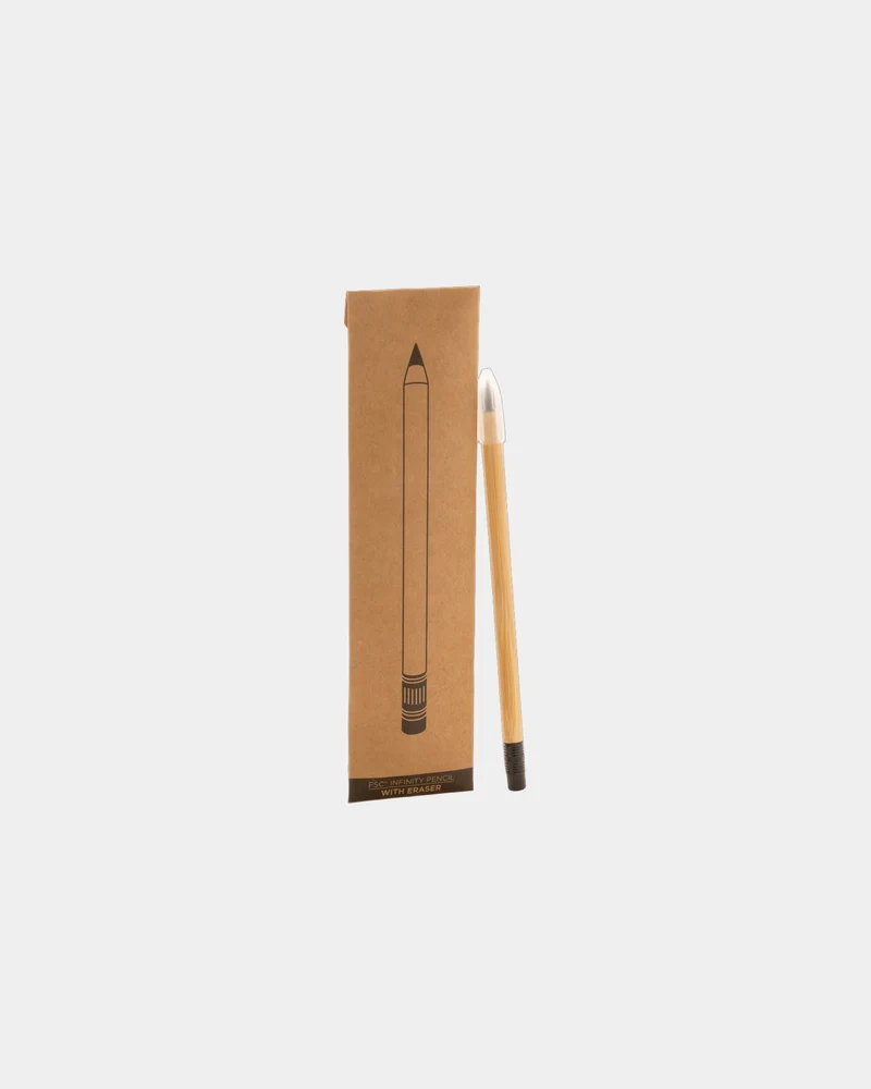 Crayon infini en bambou FSC® à personnaliser