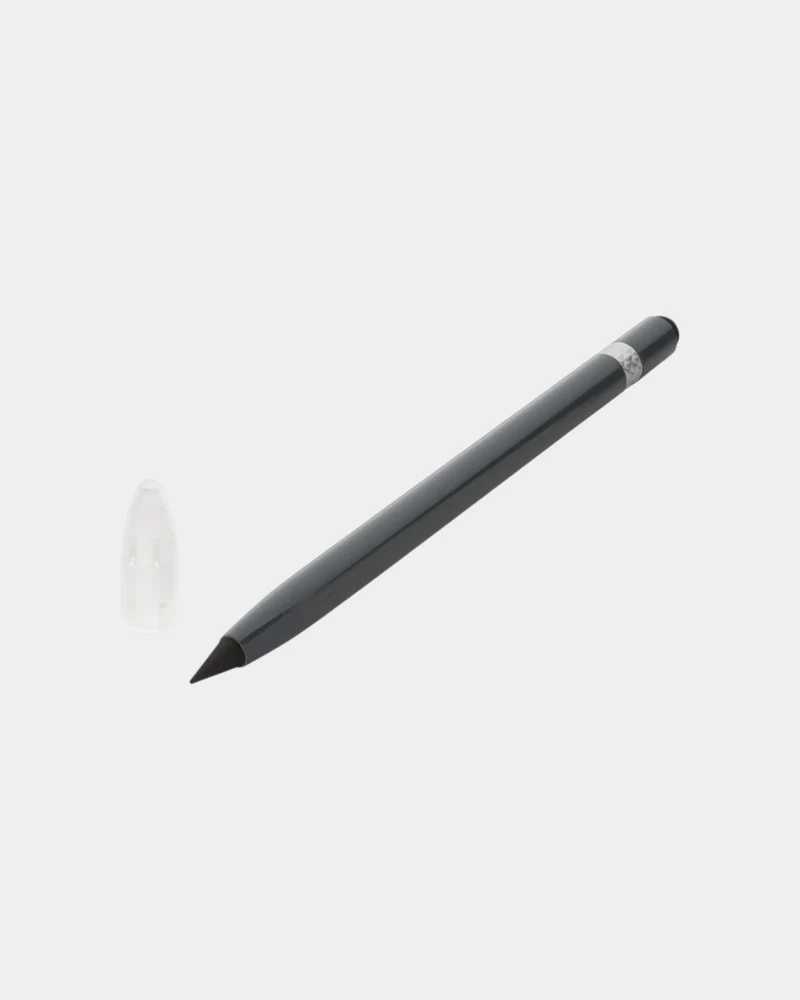Crayon infini aluminium avec gomme à personnaliser