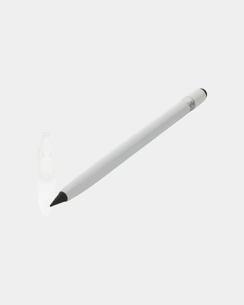 Crayon infini aluminium avec gomme à personnaliser