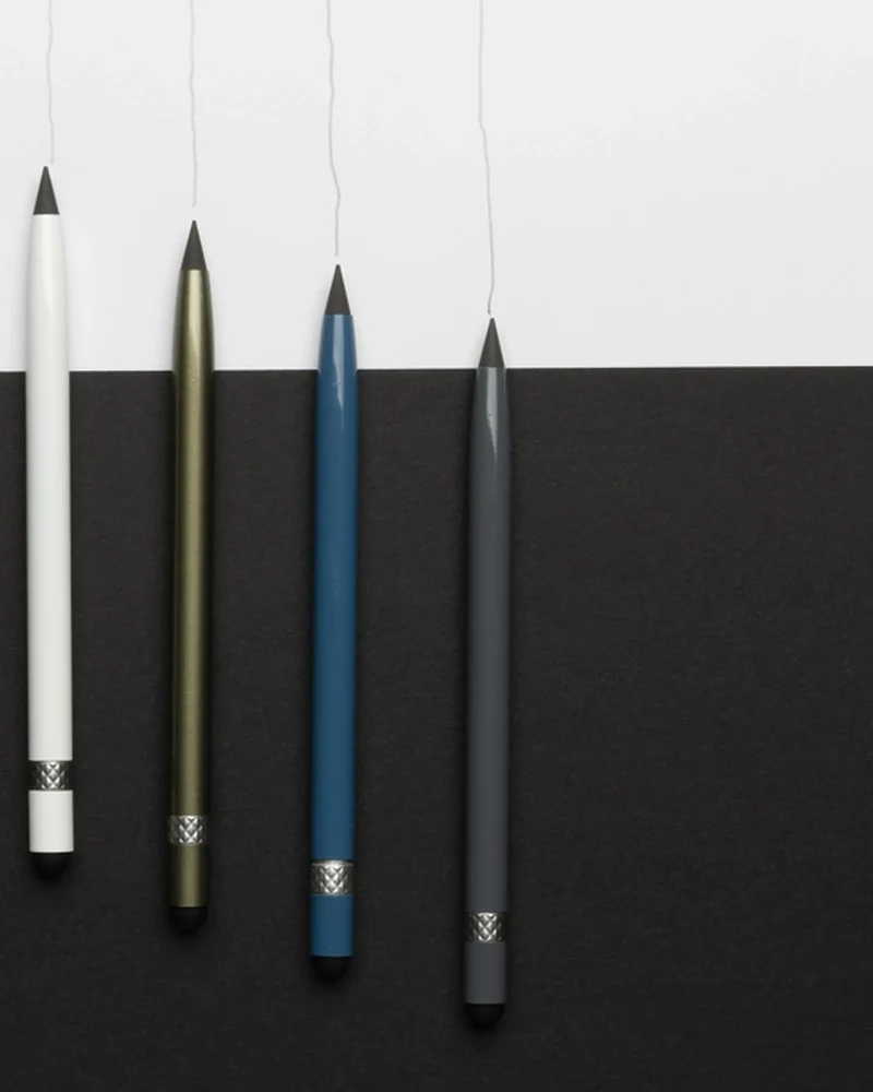 Crayon infini aluminium avec gomme à personnaliser