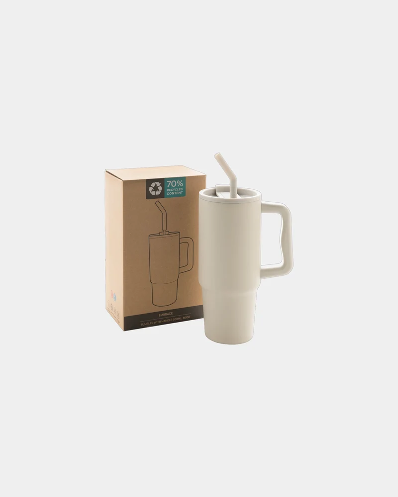 Mug isotherme acier inoxydable recyclé 900ml à personnaliser