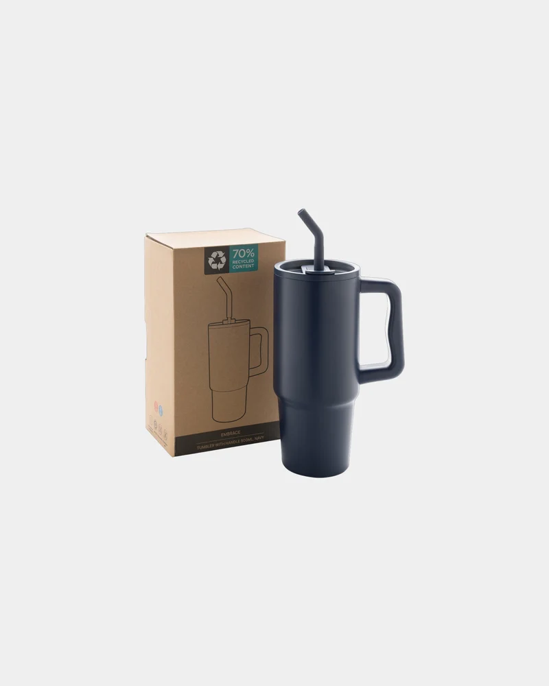 Mug isotherme acier inoxydable recyclé 900ml à personnaliser