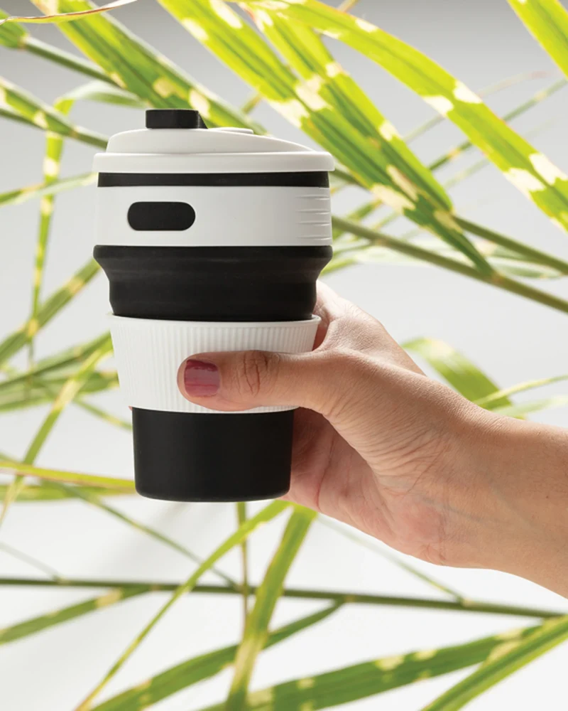 Mug silicone pliable 350ml à personnaliser