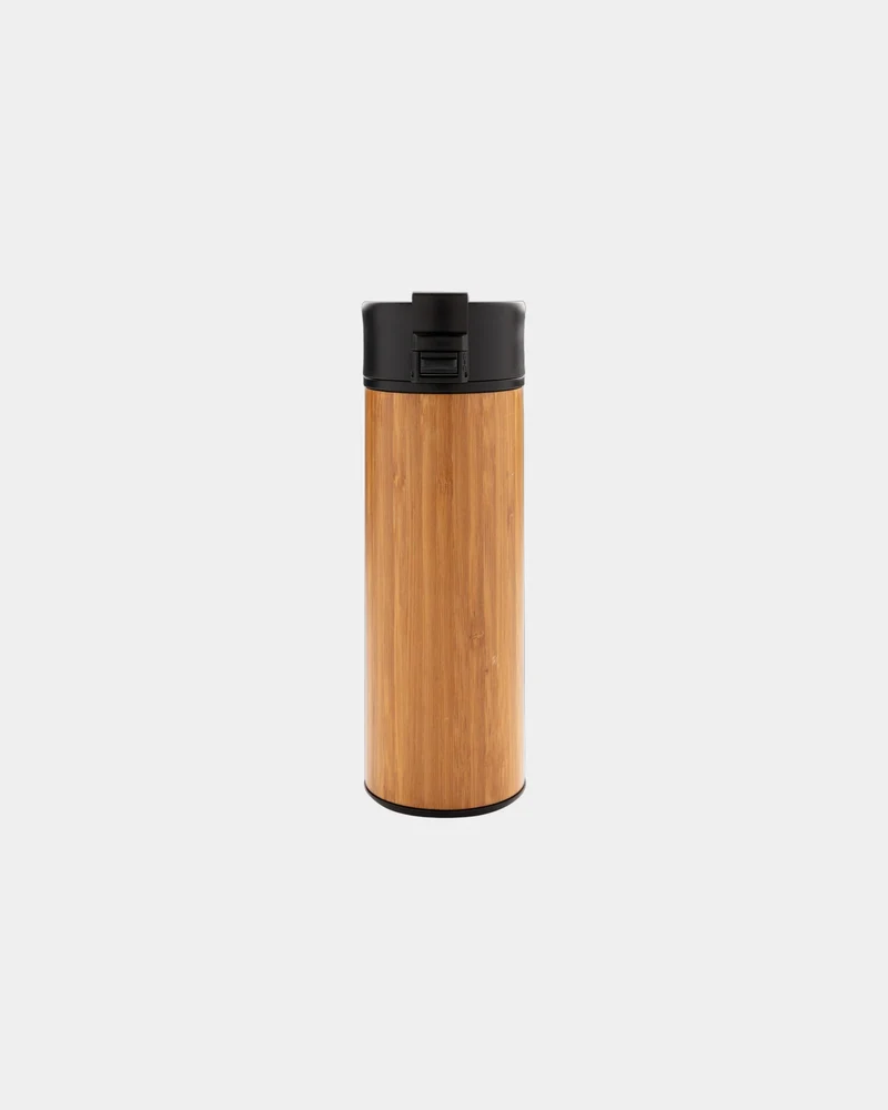 Mug étanche bambou 450ml à personnaliser