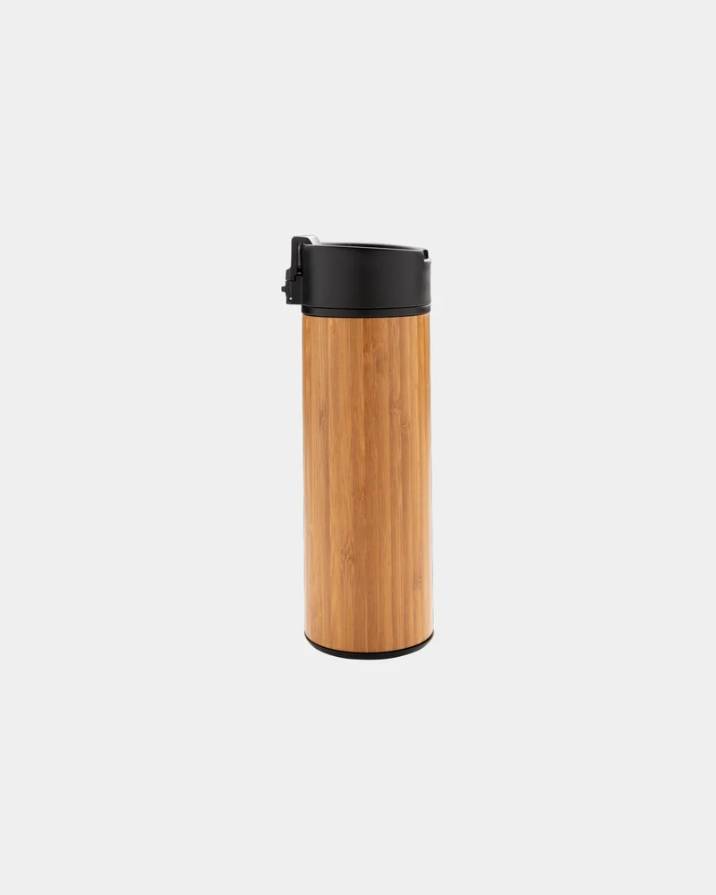 Mug étanche bambou 450ml à personnaliser