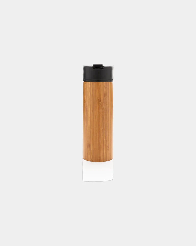 Mug étanche bambou 450ml à personnaliser