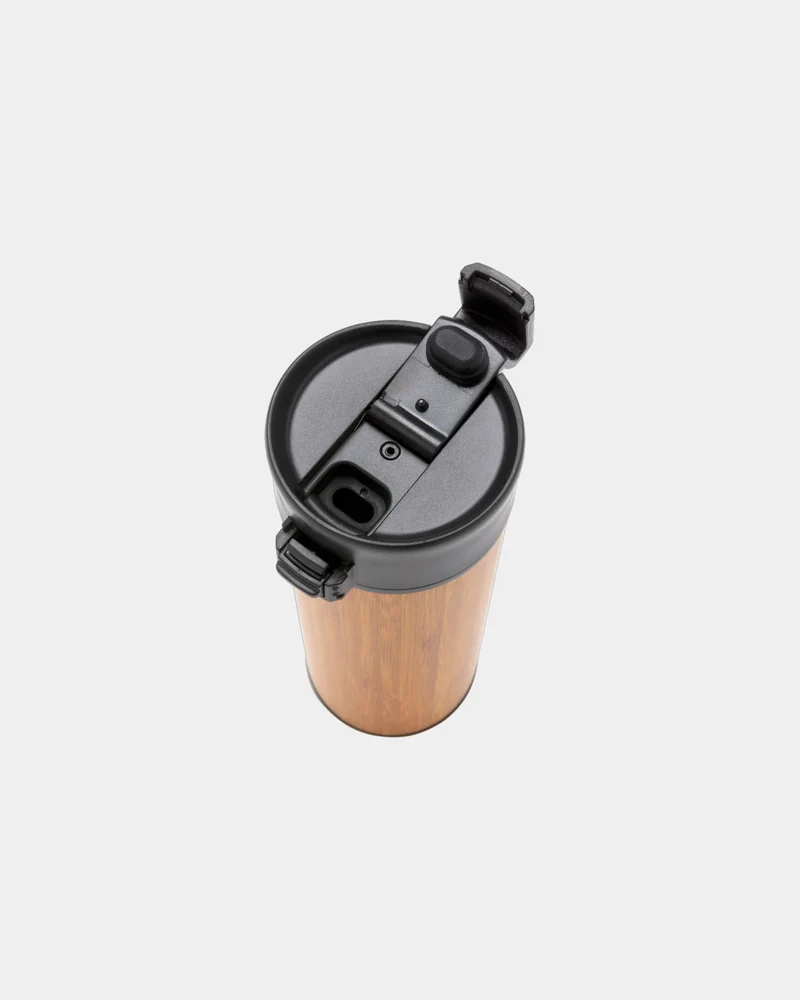 Mug étanche bambou 450ml à personnaliser