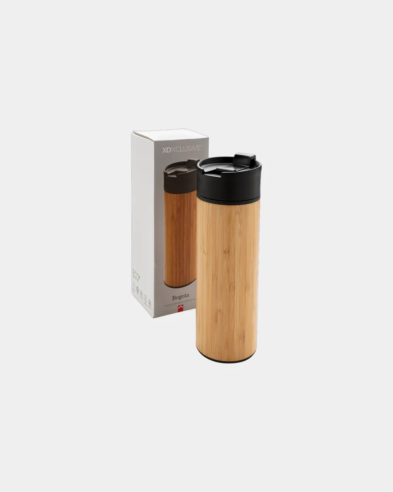 Mug étanche bambou 450ml à personnaliser