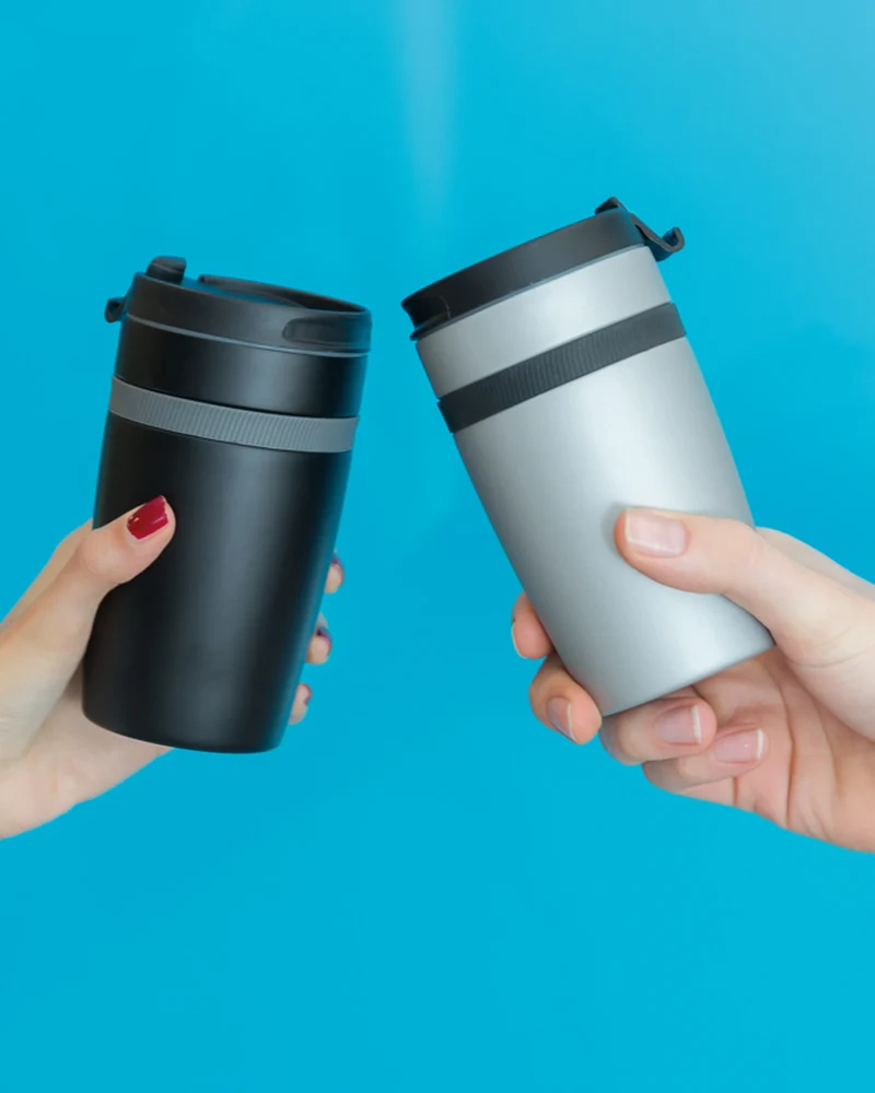 Mug étanche acier inoxydable 280ml à personnaliser
