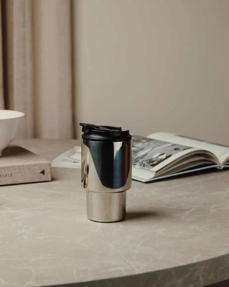 Tasse inox recyclé Vinga Nagano 350ml à personnaliser