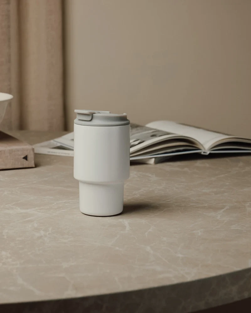 Tasse inox recyclé Vinga Nagano 350ml à personnaliser