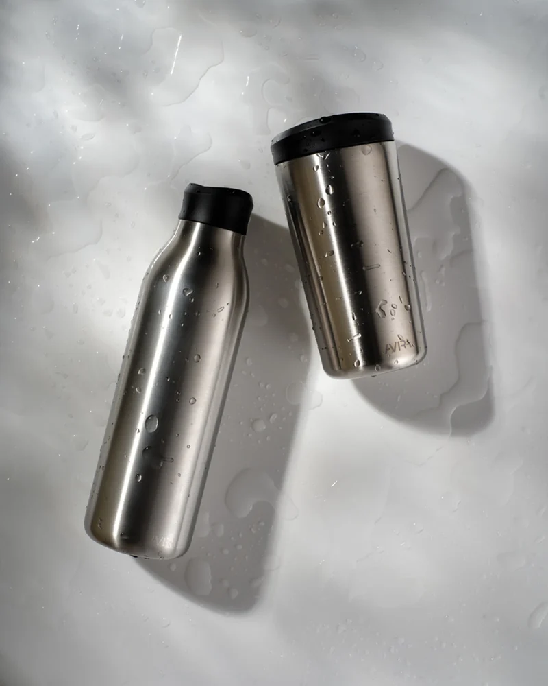 Mug acier recyclé 400ml Alix à personnaliser