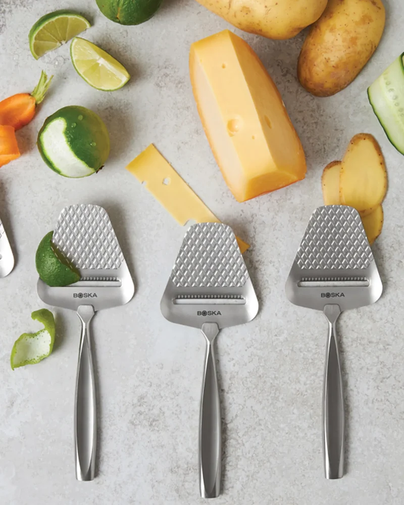 Trancheuse à fromage inox Boska Monaco+ à personnaliser