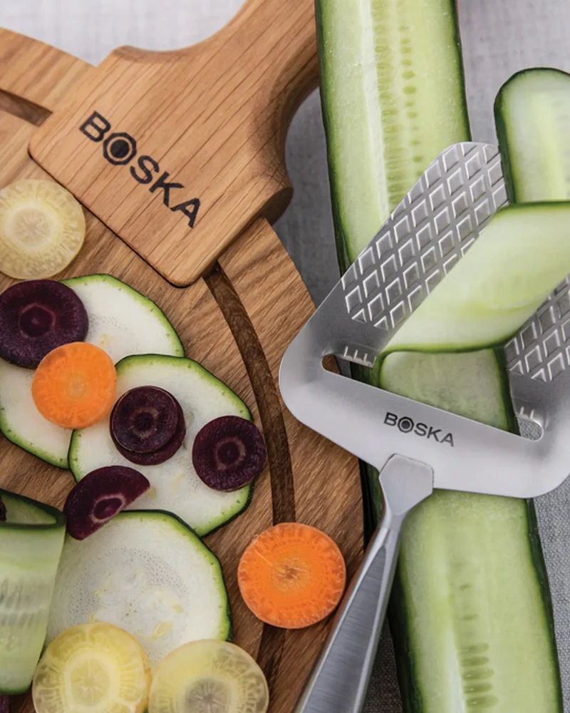 Trancheuse à fromage inox Boska Monaco+ à personnaliser