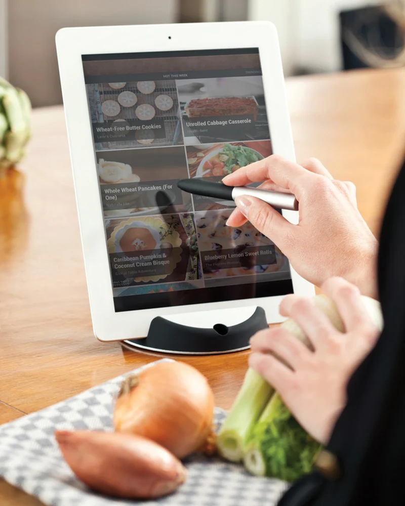 Support à tablette inox Chef à personnaliser