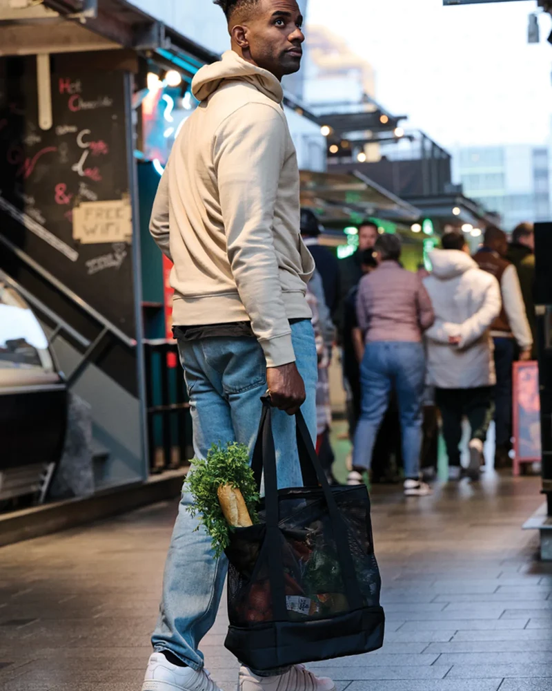 Tote bag isotherme 2 en 1 en rPET AWARE™ Iqlo à personnaliser