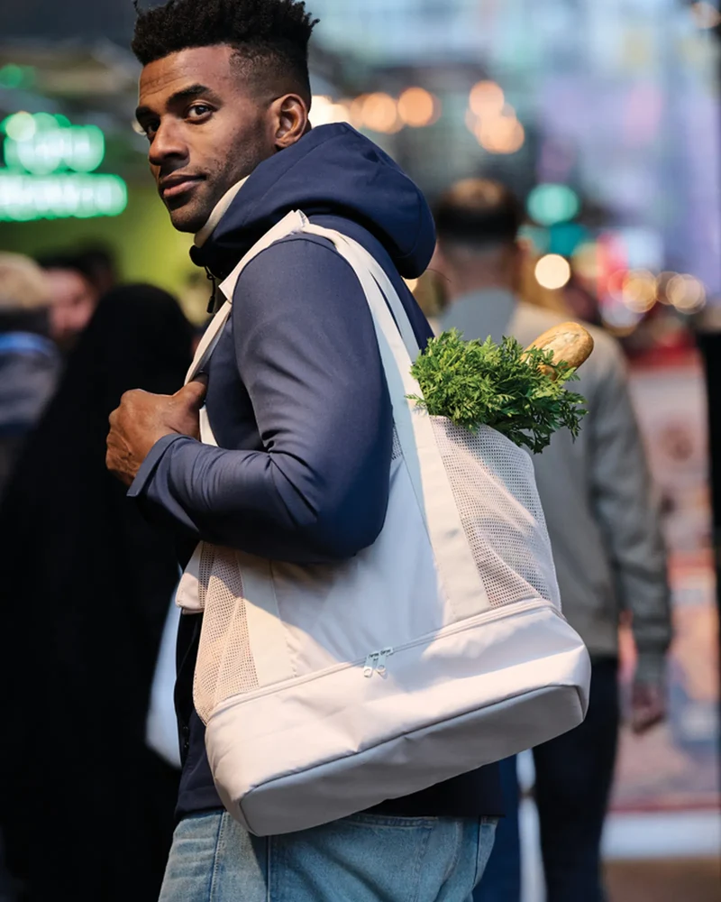 Tote bag isotherme 2 en 1 en rPET AWARE™ Iqlo à personnaliser