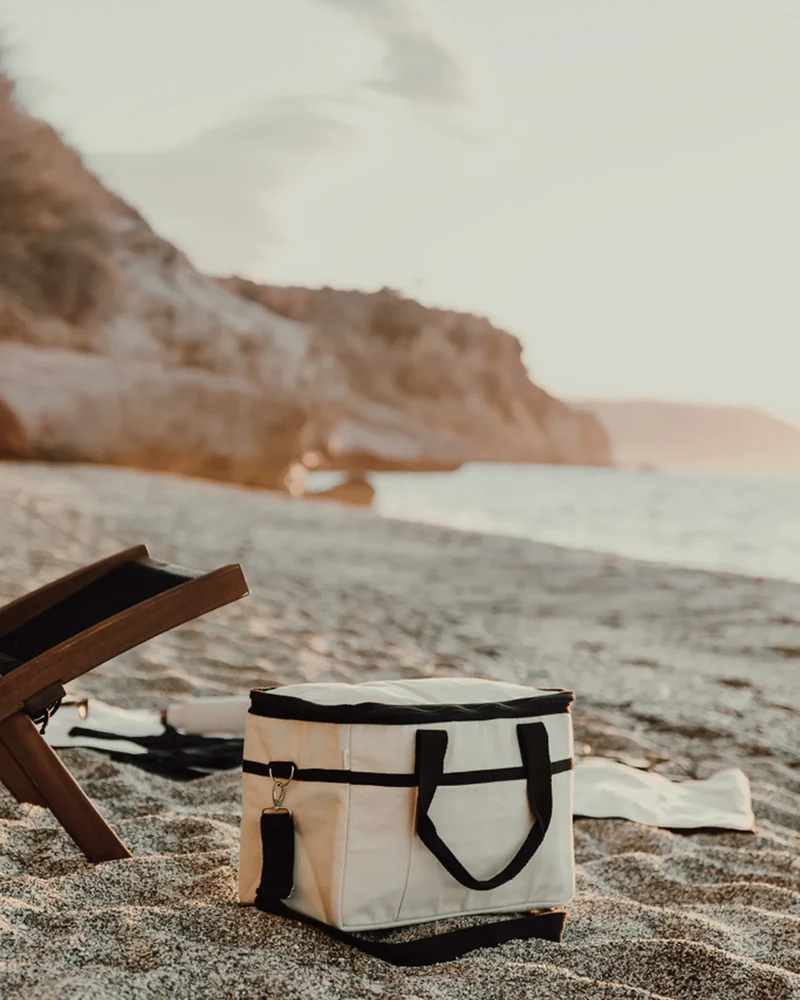 Panier isotherme coton recyclé Vinga Volonne à personnaliser
