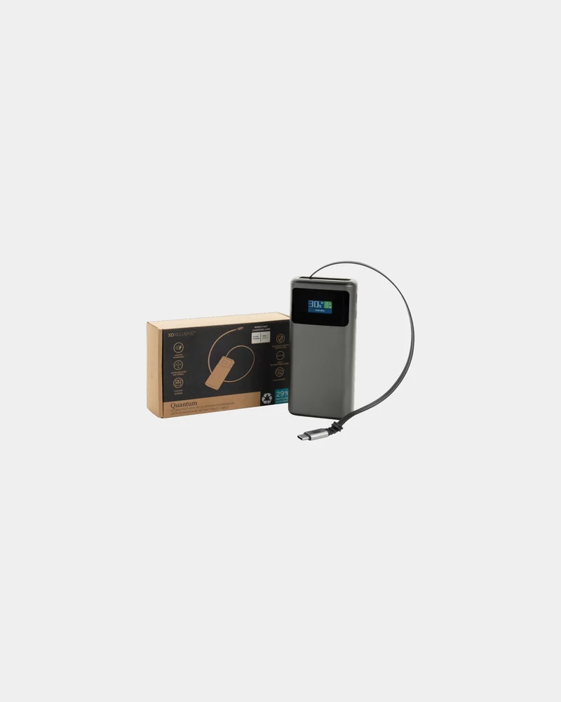 Powerbank 10.000mAh gris à personnaliser