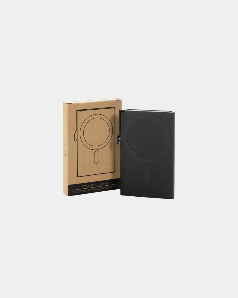 Porte-cartes magnétique aluminium à personnaliser