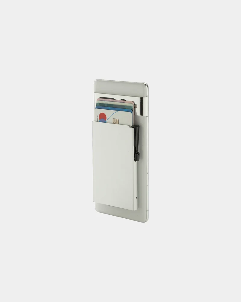 Porte-cartes magnétique aluminium à personnaliser