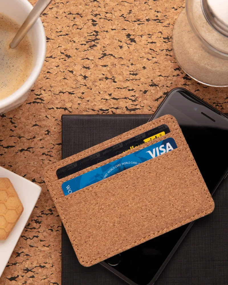 Porte-cartes liège anti RFID à personnaliser
