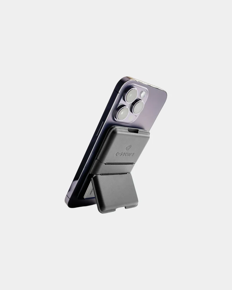 Portefeuille PU noir à personnaliser