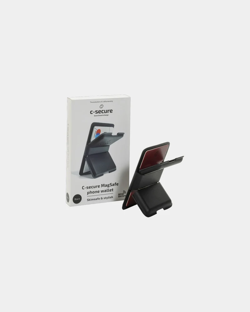 Portefeuille PU noir à personnaliser