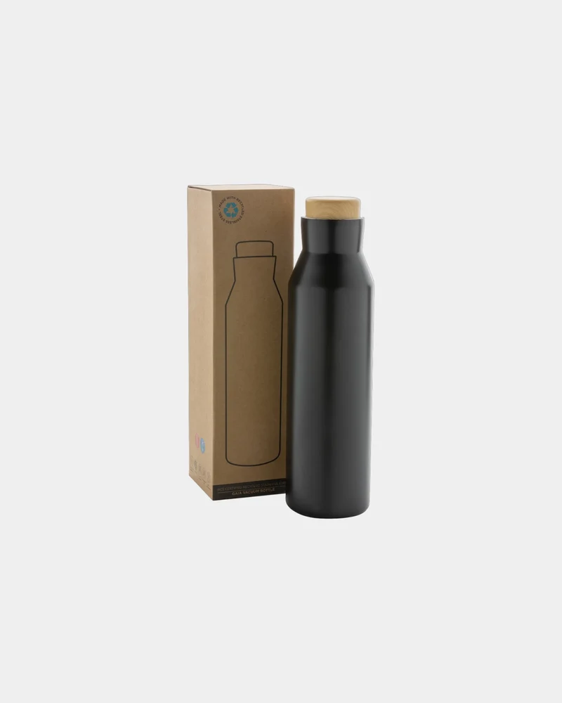 Bouteille isotherme acier inoxydable recyclé 600ml à personnaliser