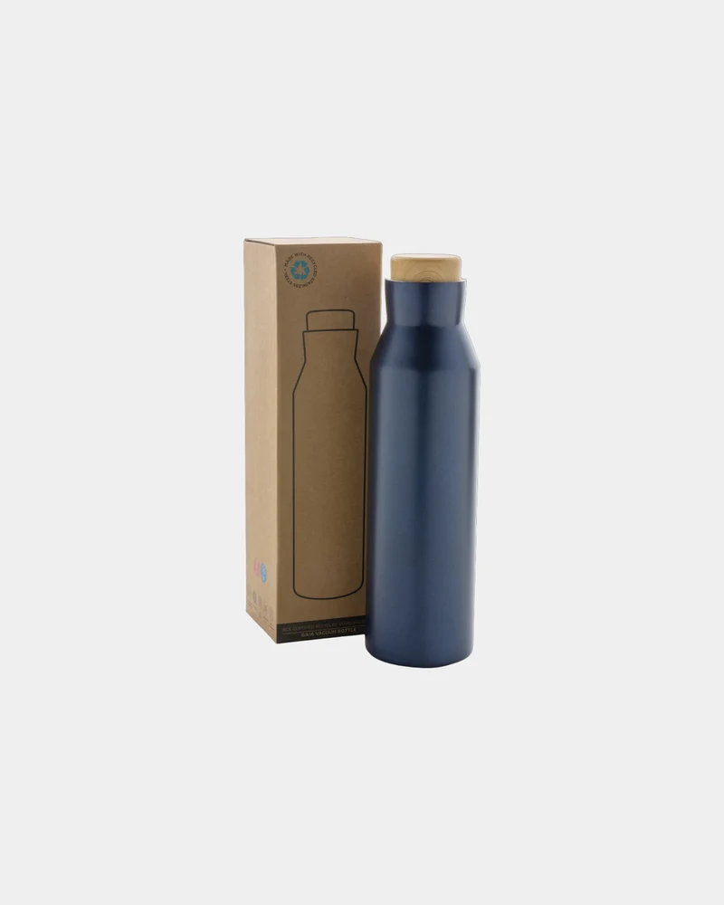 Bouteille isotherme acier inoxydable recyclé 600ml à personnaliser