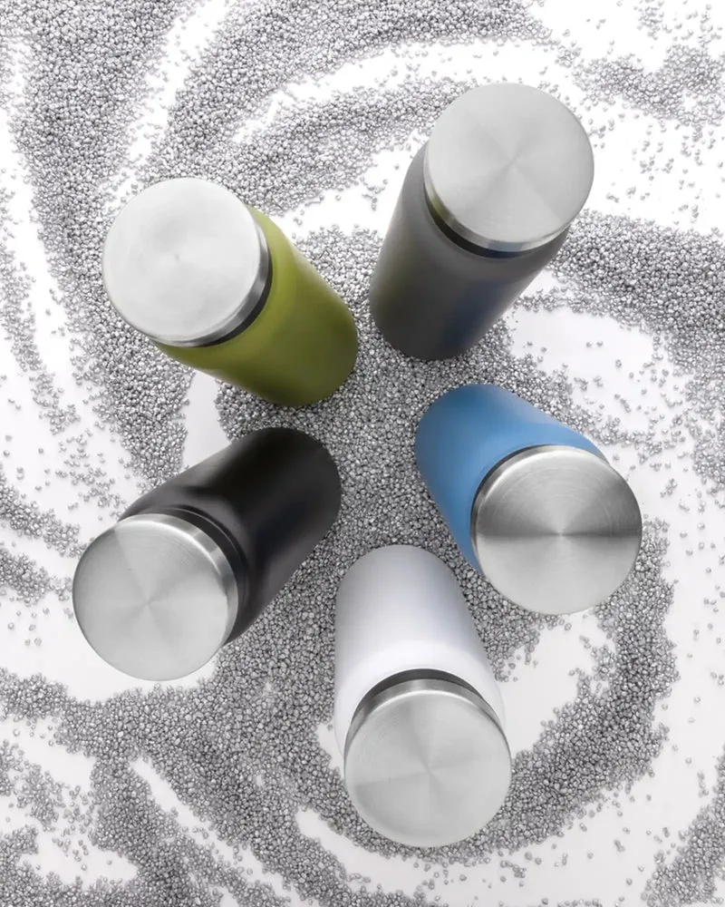 Bouteille isotherme 600ml en acier inoxydable recyclé à personnaliser