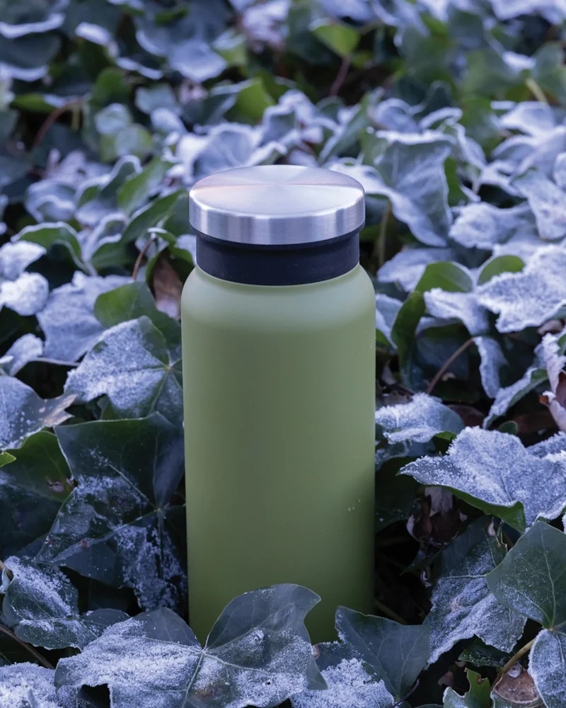 Bouteille isotherme 600ml en acier inoxydable recyclé à personnaliser