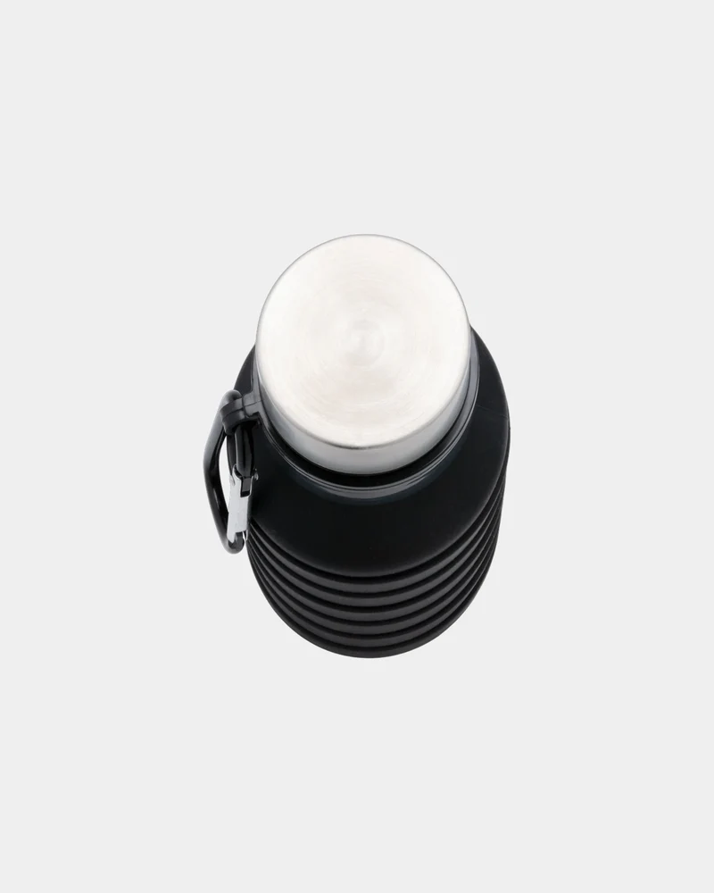 Bouteille silicone pliable étanche 550ml à personnaliser