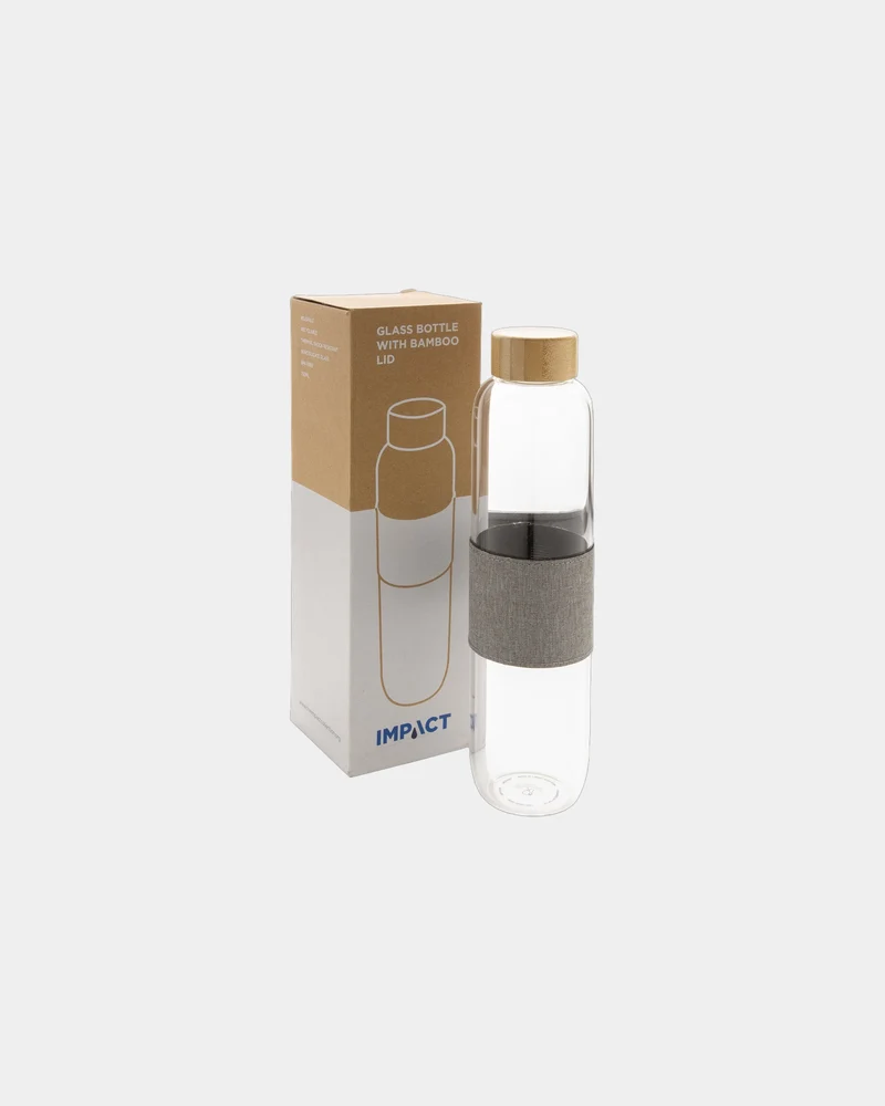 Bouteille en verre borosilicate 750ml à personnaliser