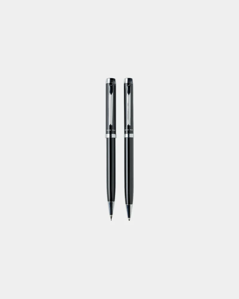 Set stylos acier Luzern à personnaliser
