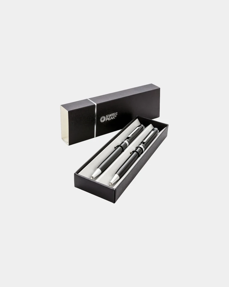 Set stylos acier Luzern à personnaliser