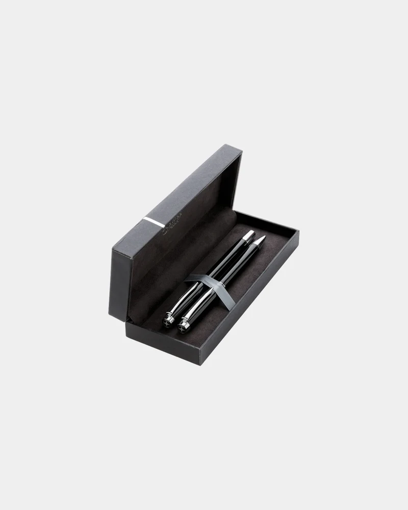 Set stylos laiton et acier à personnaliser
