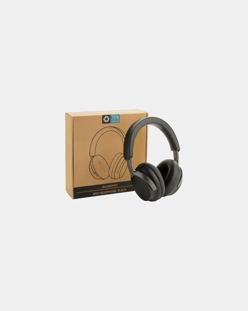Casque audio ANC en plastique recyclé à personnaliser