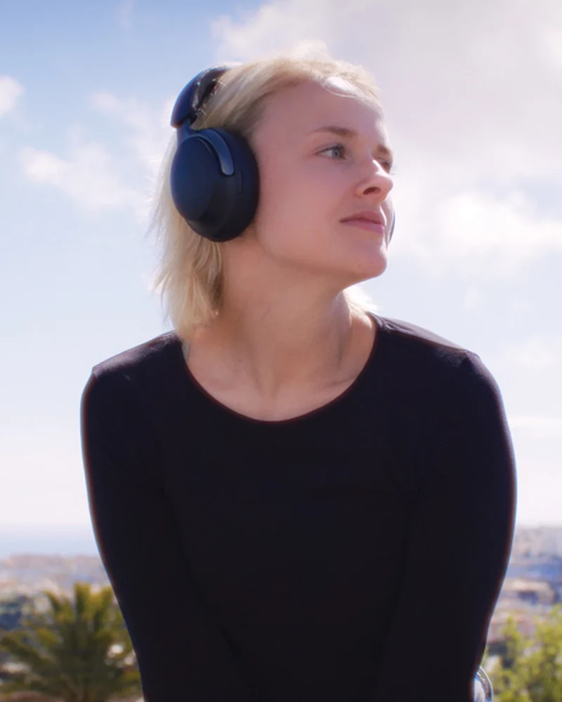 Casque audio ANC en plastique recyclé à personnaliser