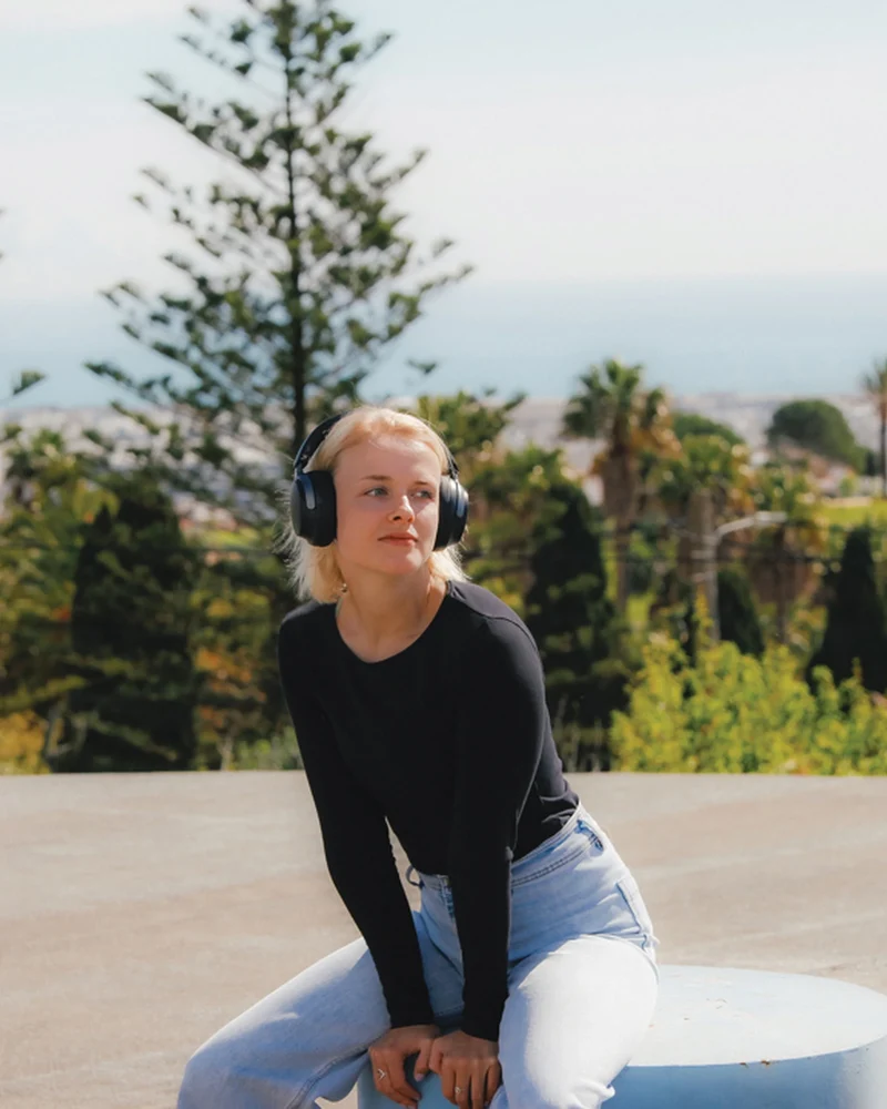 Casque audio ANC en plastique recyclé à personnaliser
