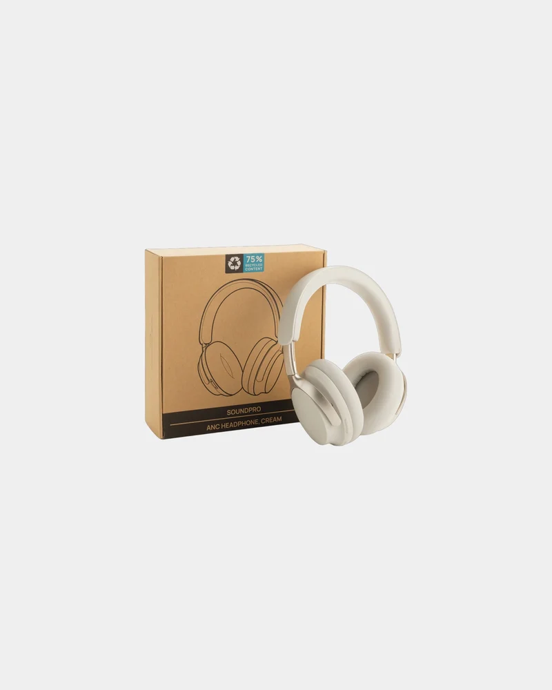 Casque audio ANC en plastique recyclé à personnaliser