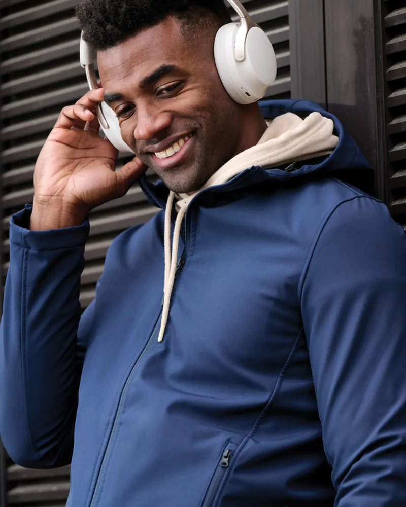 Casque audio ANC en plastique recyclé à personnaliser